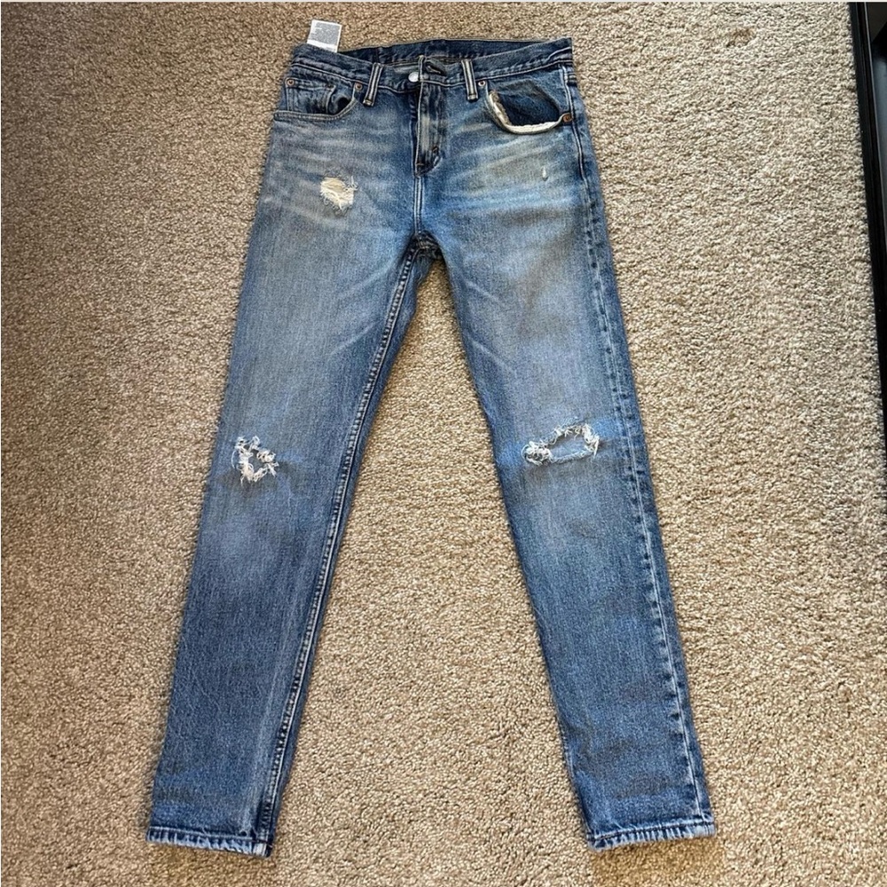 Levi's Men's Light Blue Skinny Jeans